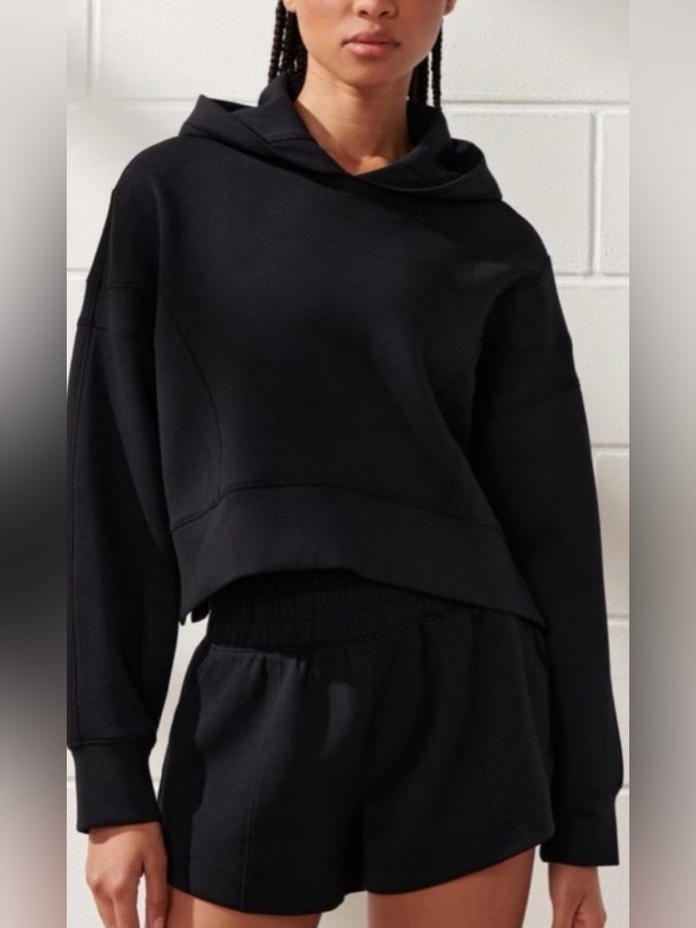 Abercrombie & Fitch YPB Neo Knit Wedge Popover Hoodie